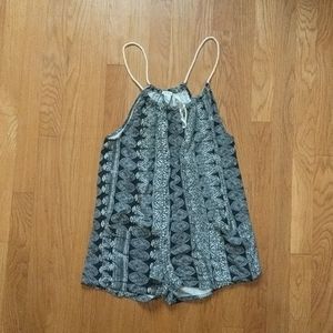 Forever 21 black and white romper